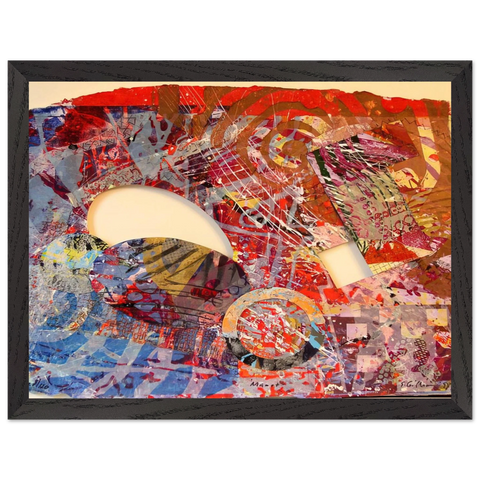 Manet III by Sam Gilliam — Framed art print at Zephyeer