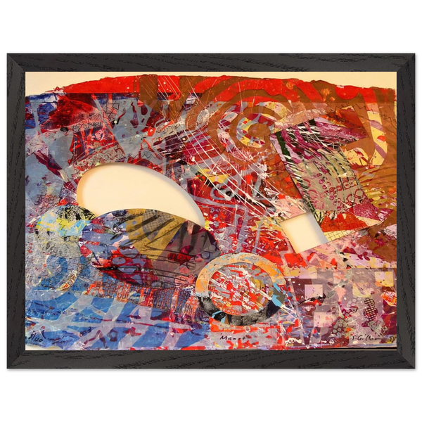Manet III by Sam Gilliam — Framed art print at Zephyeer