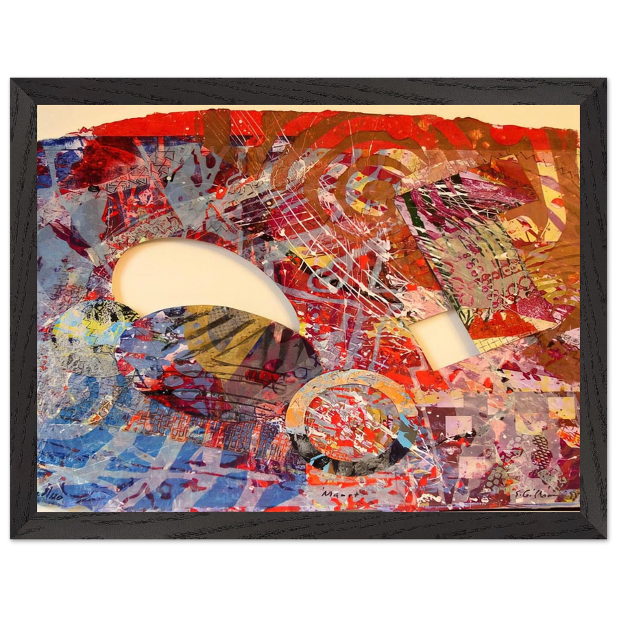 Manet III by Sam Gilliam — Framed art print at Zephyeer