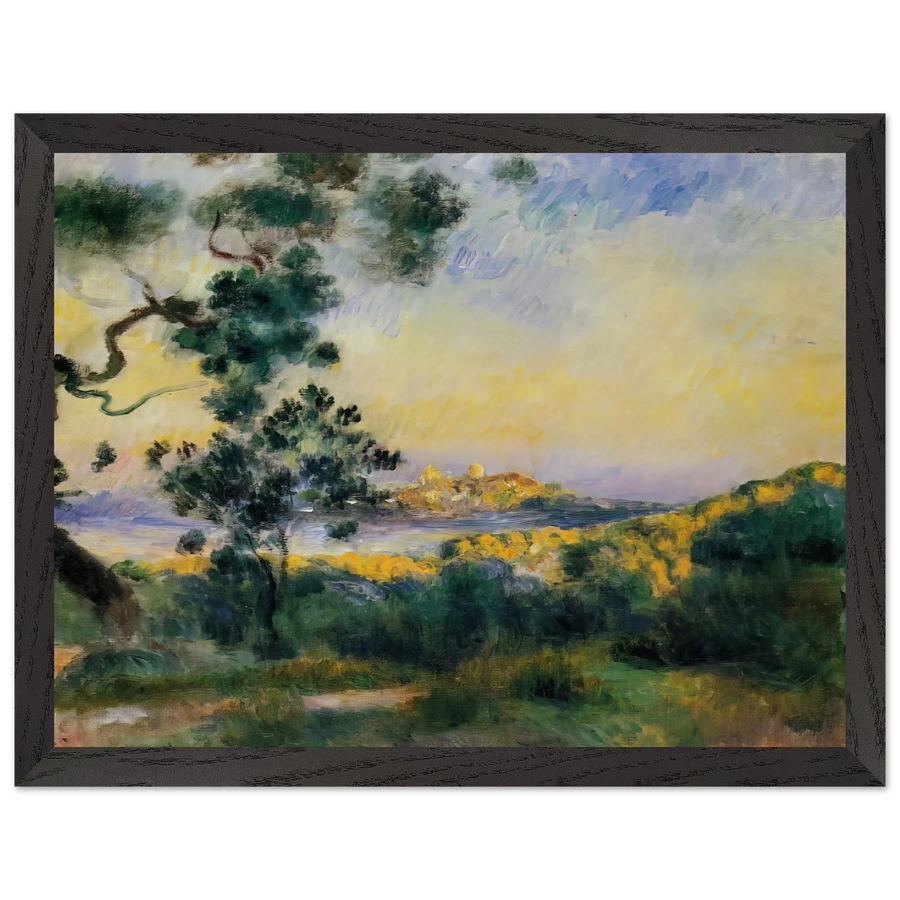 View of Antibes by Pierre-Auguste Renoir — Framed art print at Zephyeer