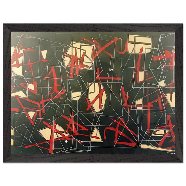 Synapse - 1950 by Jimmy Ernst — Framed art print at Zephyeer
