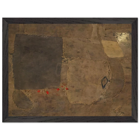 Composition by Alberto Burri — Framed art print at Zephyeer