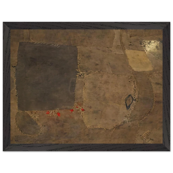 Composition by Alberto Burri — Framed art print at Zephyeer