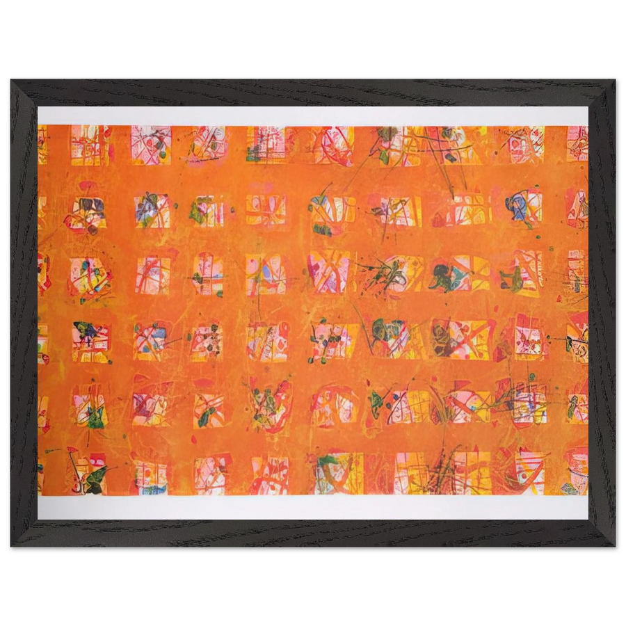 Pioggia d'Oro  Golden Rain by Sam Francis — Framed art print at Zephyeer