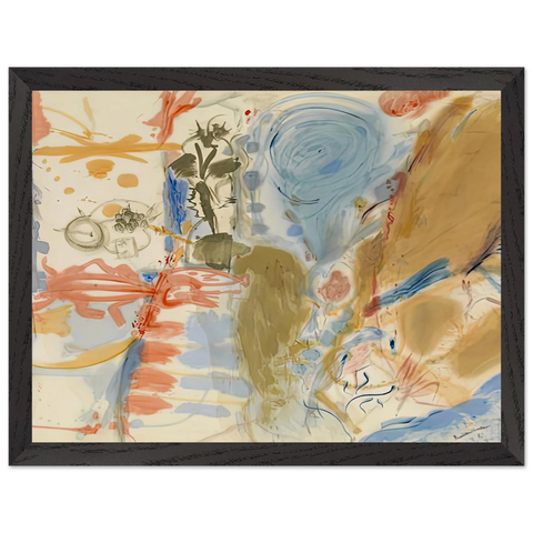 Western Dream, 1957- by Helen Frankenthaler — Framed art print at Zephyeer