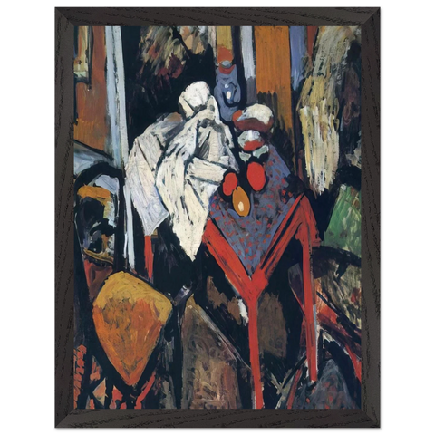 STILL LIFE ON THE RED TABLE 1904 by Andre Derain — Framed art print at Zephyeer