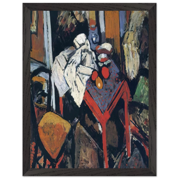 STILL LIFE ON THE RED TABLE 1904 by Andre Derain — Framed art print at Zephyeer