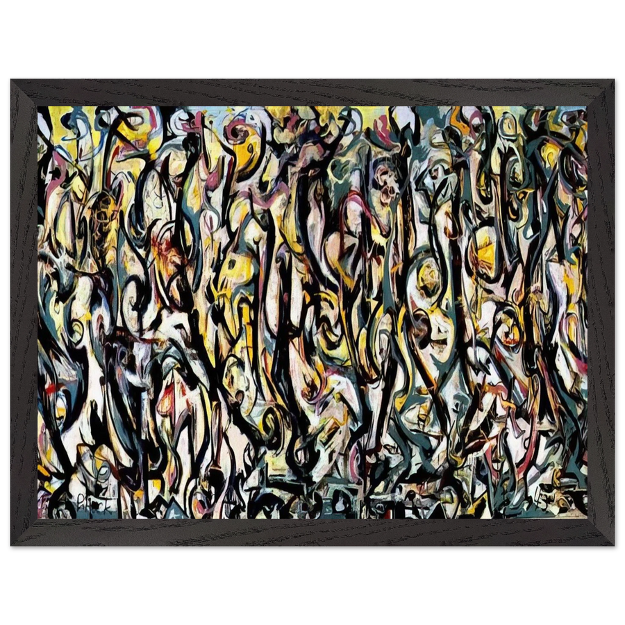 MURAL 1943 1 by Jackson Pollock — Framed art print at Zephyeer