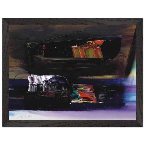 Phenomena Tibetan Clay Offering - 1990 by Paul Jenkins — Framed art print at Zephyeer