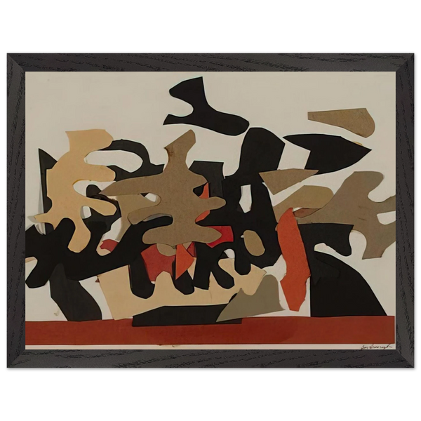 Red Boat - 1964 by Robert Goodnough — Framed art print at Zephyeer