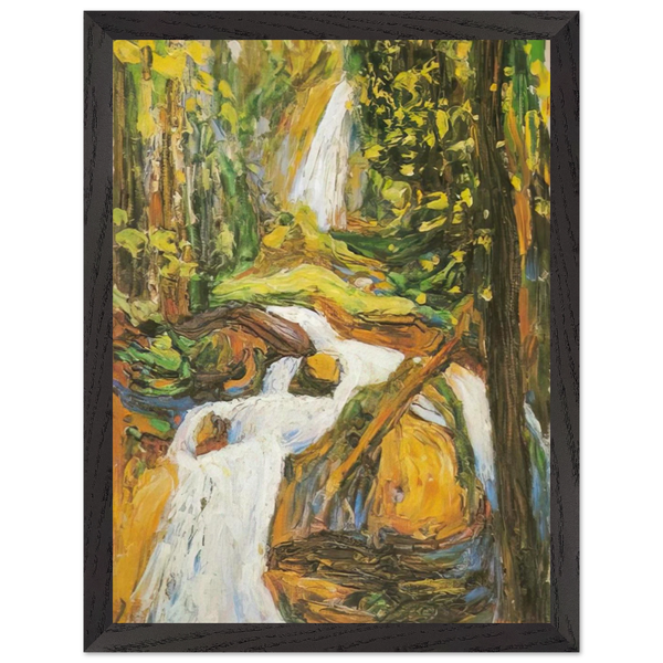 KOCHEL WATERFALL I by Wassily Kandinsky — Framed art print at Zephyeer