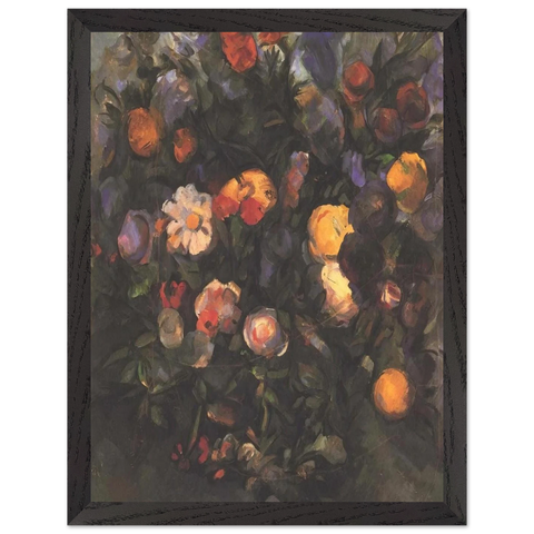 Vase of Flowers by Paul Cézanne — Framed art print at Zephyeer