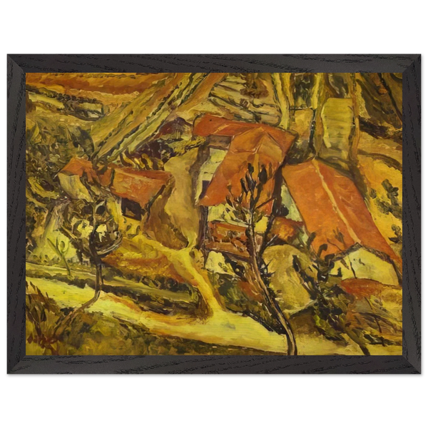 LANDSCAPE by Chaim Soutine — Framed art print at Zephyeer