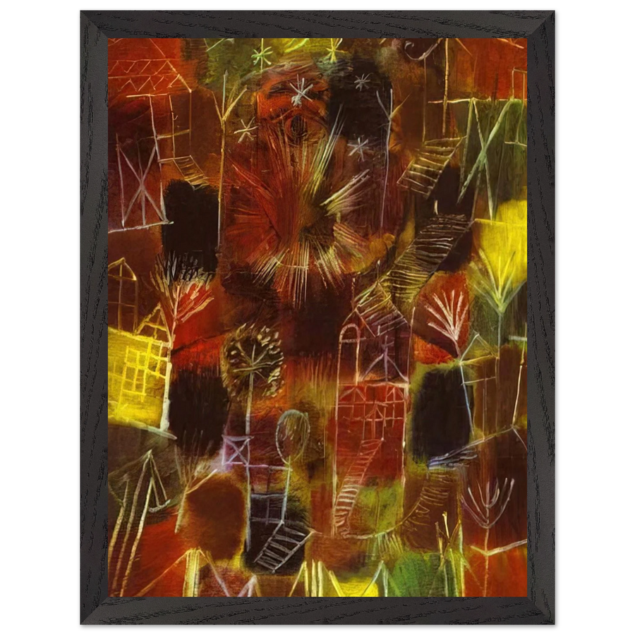COSMIC COMPOSITION 1919 by Paul Klee — Framed art print at Zephyeer