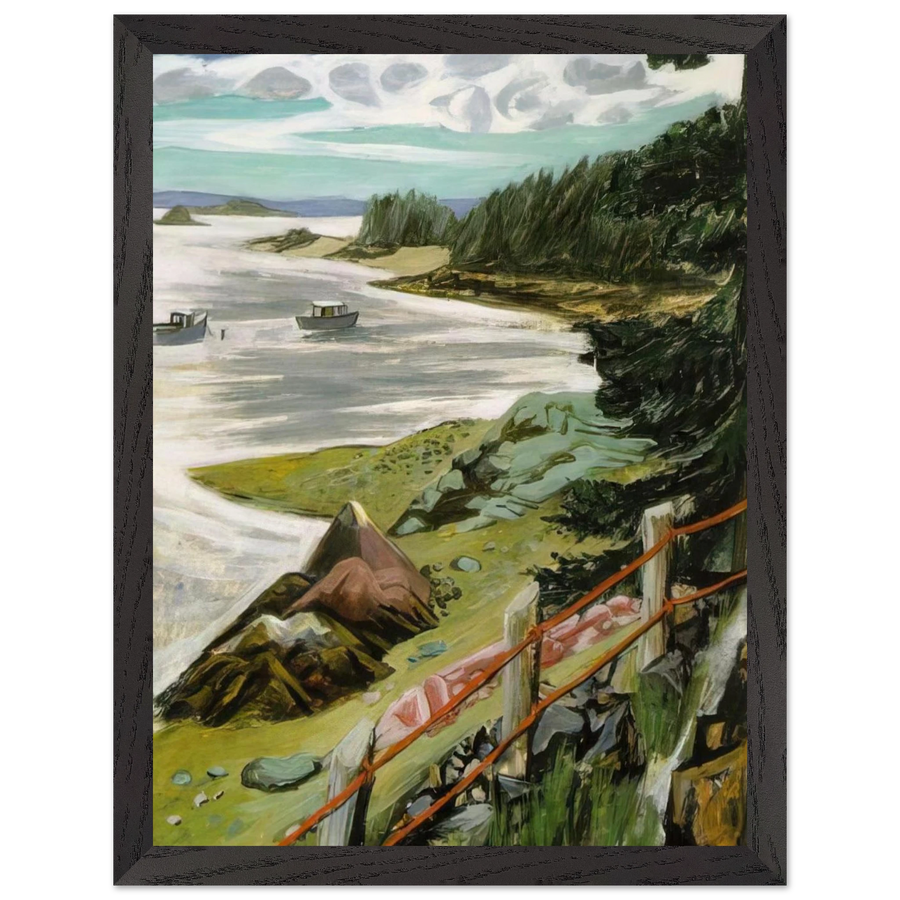 RED CABLES 1940 by Fairfield Porter — Framed art print at Zephyeer