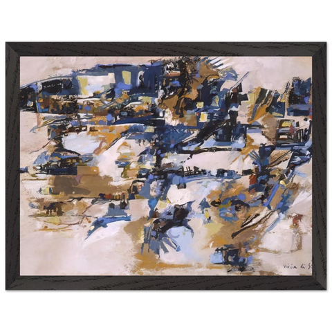 Untitled - 1958 by Maria Helena Vieira da Silva — Framed art print at Zephyeer
