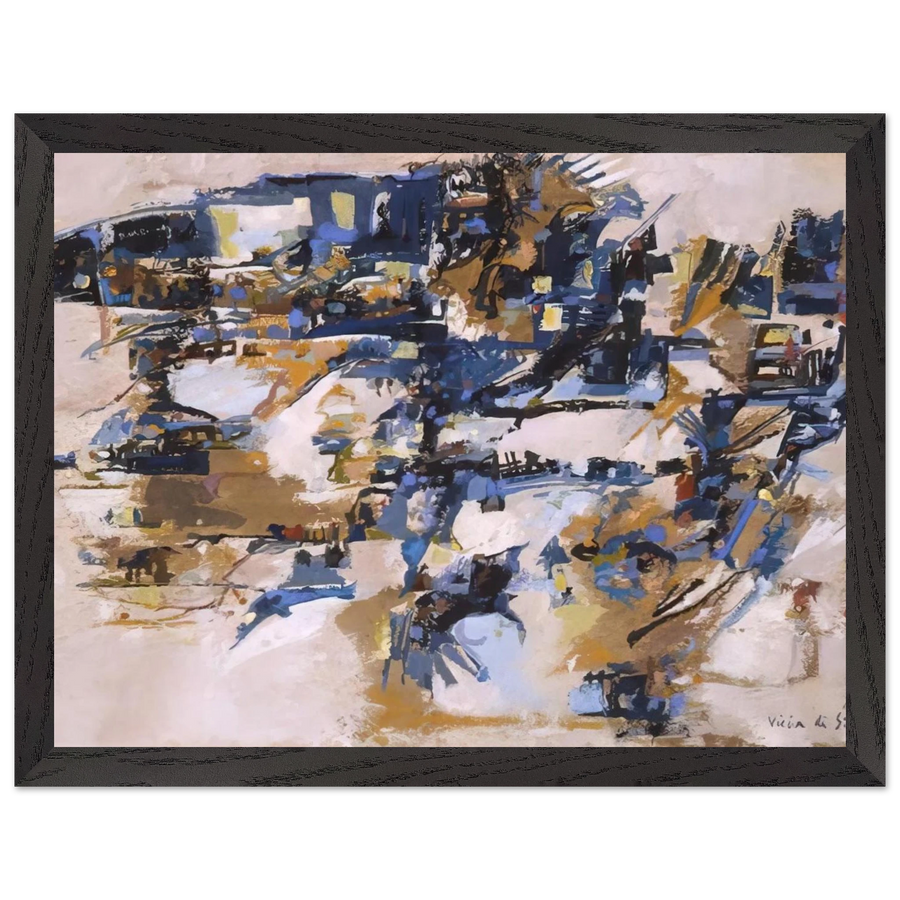 Untitled - 1958 by Maria Helena Vieira da Silva — Framed art print at Zephyeer