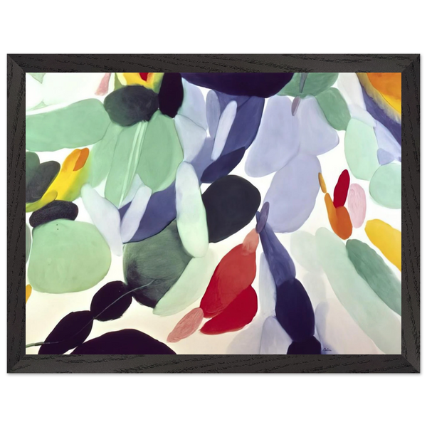 Seven Green Leagues by Alice Baber — Framed art print at Zephyeer