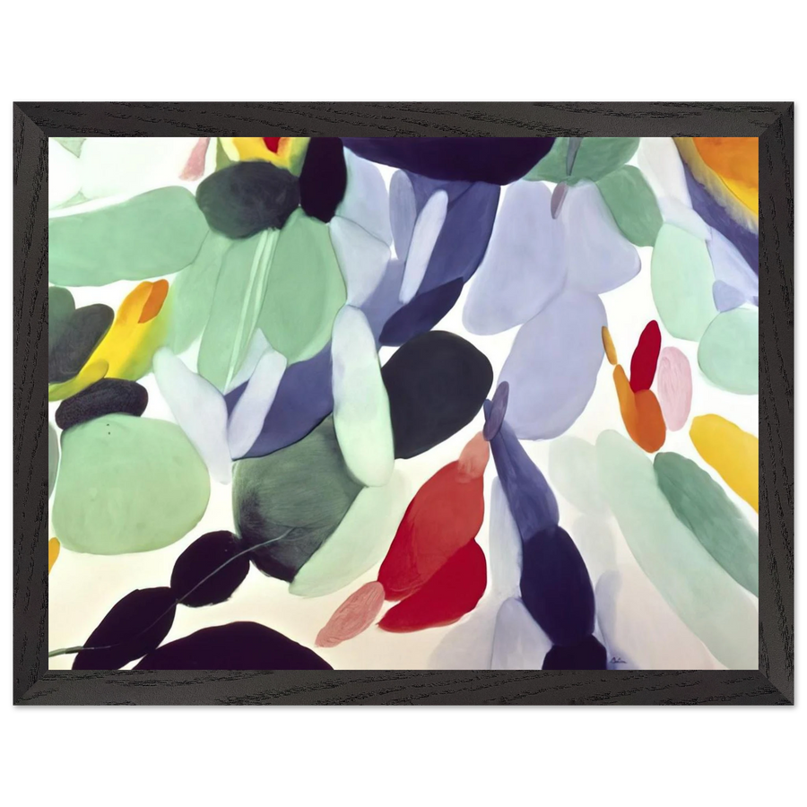 Seven Green Leagues by Alice Baber — Framed art print at Zephyeer
