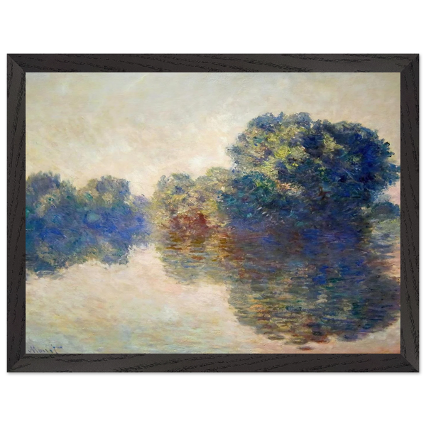 The Seine near Giverny by Claude Monet — Framed art print at Zephyeer