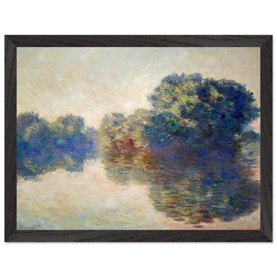 The Seine near Giverny by Claude Monet — Framed art print at Zephyeer