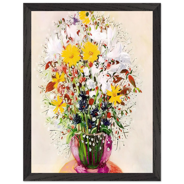 BOUQUET OF FLOWERS by Moise Kisling — Framed art print at Zephyeer