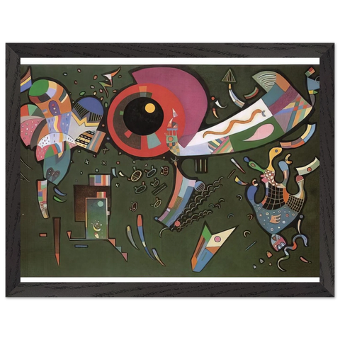 AROUND THE CIRCLE 1940 by Wassily Kandinsky — Framed art print at Zephyeer