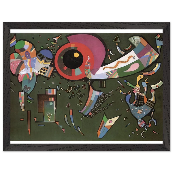 AROUND THE CIRCLE 1940 by Wassily Kandinsky — Framed art print at Zephyeer