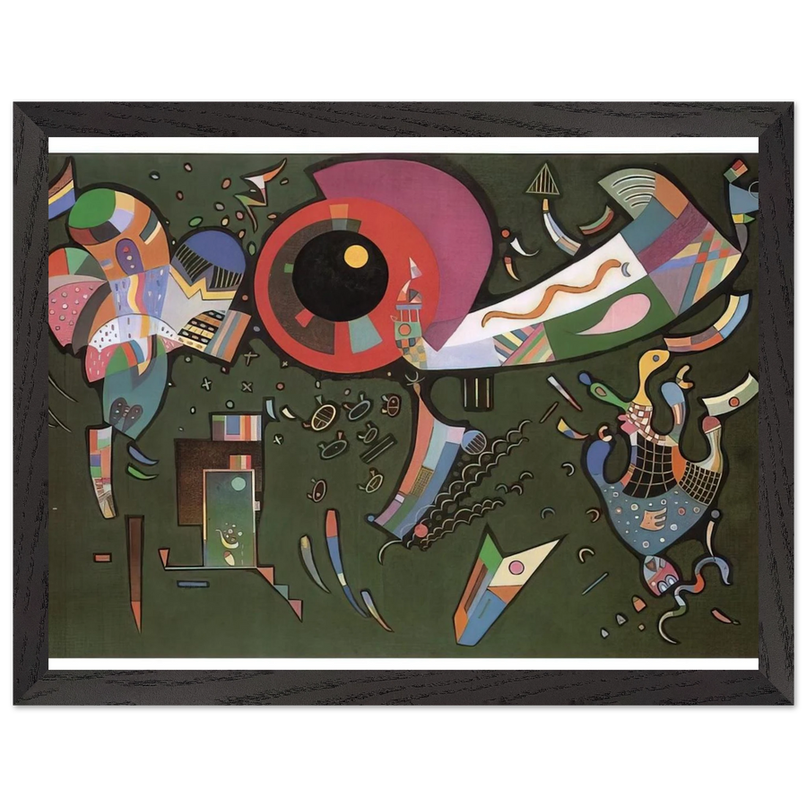 AROUND THE CIRCLE 1940 by Wassily Kandinsky — Framed art print at Zephyeer