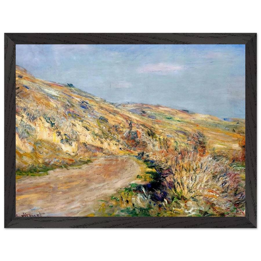 The Road to Giverny by Claude Monet — Framed art print at Zephyeer