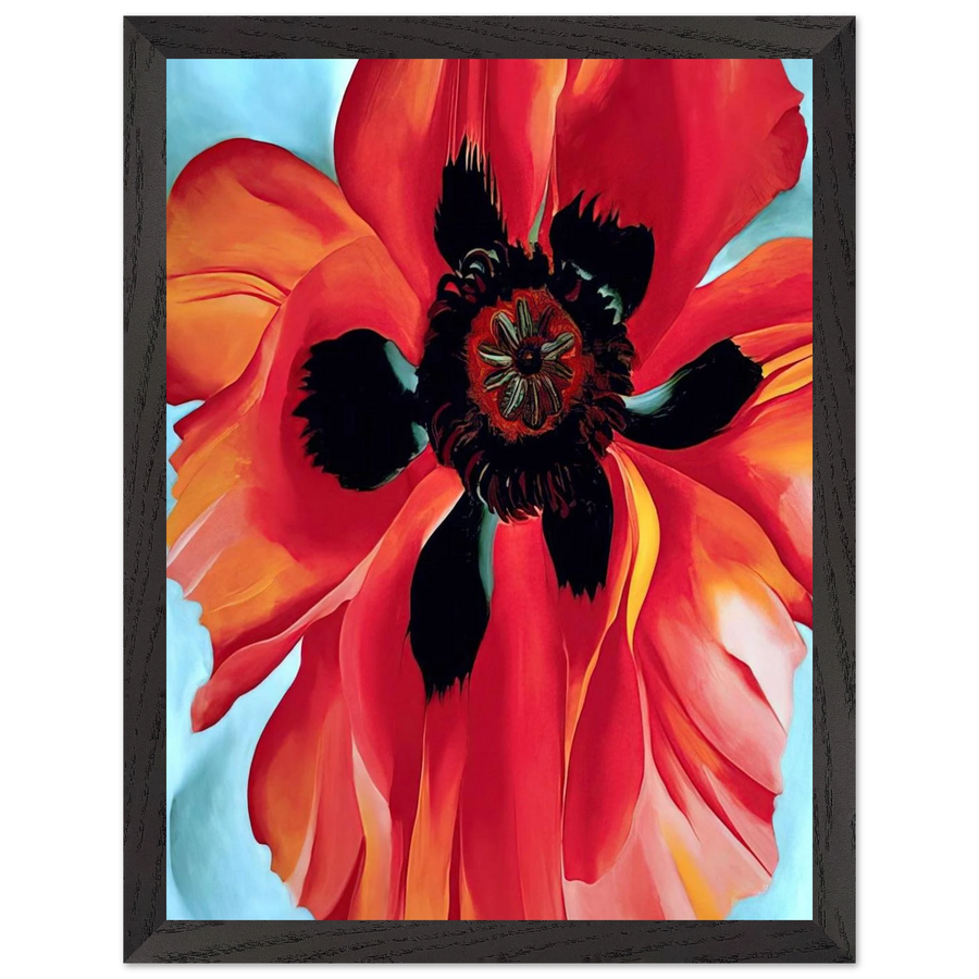 Red Poppy VI by Georgia O'Keeffe — Framed art print at Zephyeer