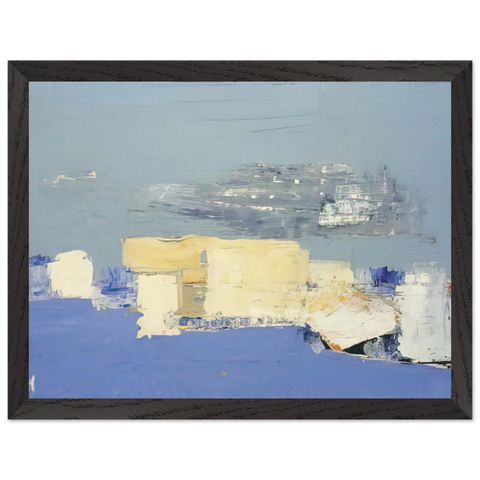 Paysage méditerranéen - Art Informel by Nicolas de Stael — Framed art print at Zephyeer