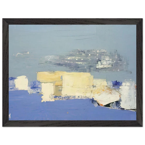 Paysage méditerranéen - Art Informel by Nicolas de Stael — Framed art print at Zephyeer