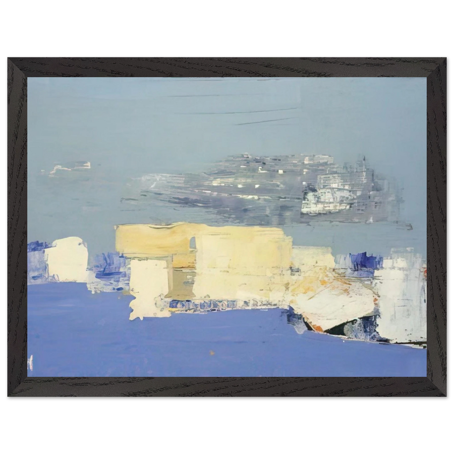 Paysage méditerranéen - Art Informel by Nicolas de Stael — Framed art print at Zephyeer