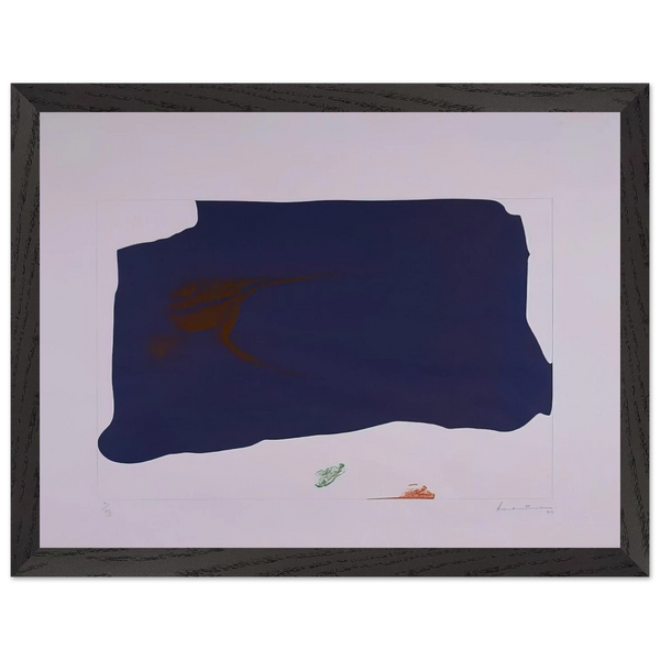 Variation II on Mauve Corner - 1969 by Helen Frankenthaler — Framed art print at Zephyeer