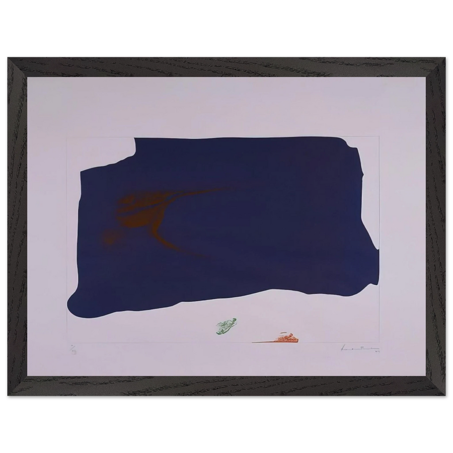 Variation II on Mauve Corner - 1969 by Helen Frankenthaler — Framed art print at Zephyeer