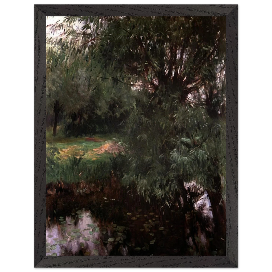 A Backwater at Wargrave by John Singer Sargent — Framed art print at Zephyeer