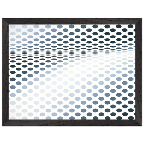 HESITATE 1964 by Bridget Riley — Framed art print at Zephyeer