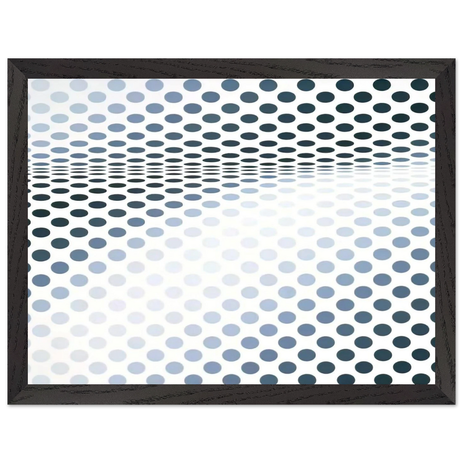 HESITATE 1964 by Bridget Riley — Framed art print at Zephyeer
