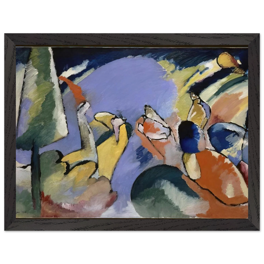 IMPROVISATION XIV 1910 by Wassily Kandinsky — Framed art print at Zephyeer
