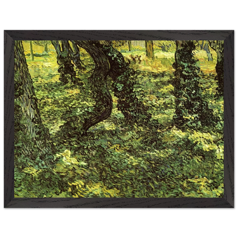 Trunks of Trees with Ivy by Vincent van Gogh — Framed art print at Zephyeer
