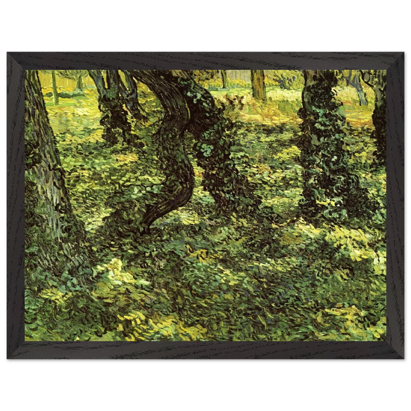 Trunks of Trees with Ivy by Vincent van Gogh — Framed art print at Zephyeer