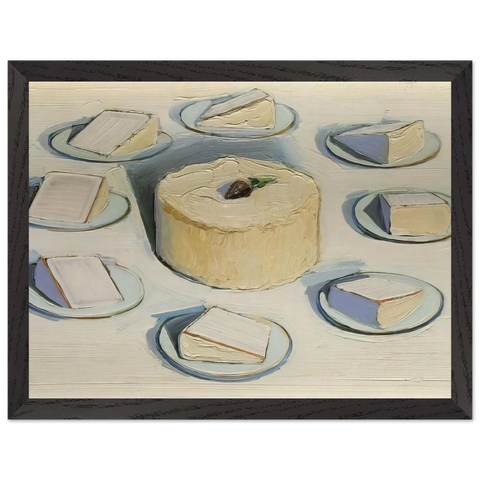 Around the Cake - 1962 by Wayne Thiebaud — Framed art print at Zephyeer