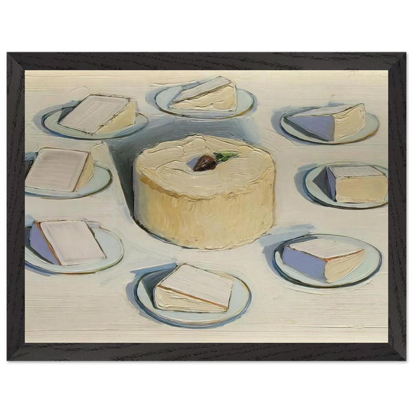 Around the Cake - 1962 by Wayne Thiebaud — Framed art print at Zephyeer