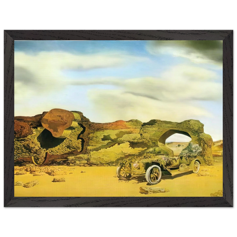 PARANOIAC CRITICAL SOLITUDE 1935 by Salvador Dali — Framed art print at Zephyeer