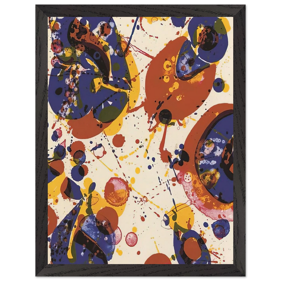 Untitled  from Pasadena Box   Lembark L58 by Sam Francis — Framed art print at Zephyeer