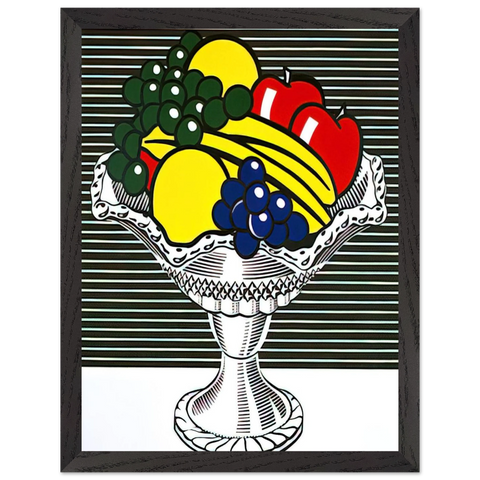 STILL LIFE WITH CRYSTAL BOWL 1973 by Roy Lichtenstein — Framed art print at Zephyeer