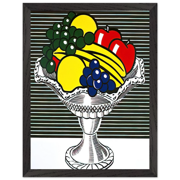 STILL LIFE WITH CRYSTAL BOWL 1973 by Roy Lichtenstein — Framed art print at Zephyeer