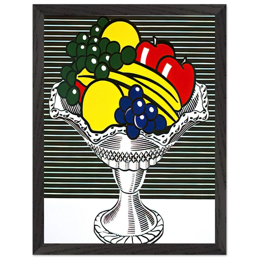 STILL LIFE WITH CRYSTAL BOWL 1973 by Roy Lichtenstein — Framed art print at Zephyeer
