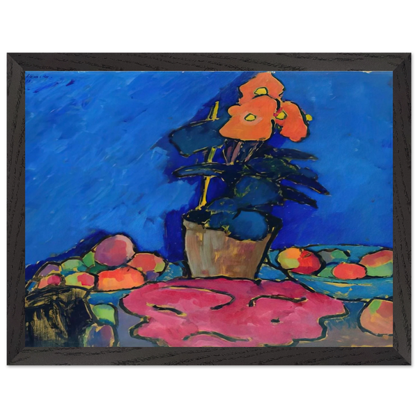 STILL LIFE WITH BEGONIA 1911 by Alexej von Jawlensky — Framed art print at Zephyeer